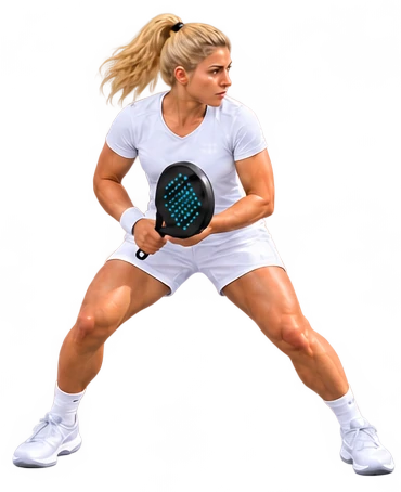Girl padel athlete